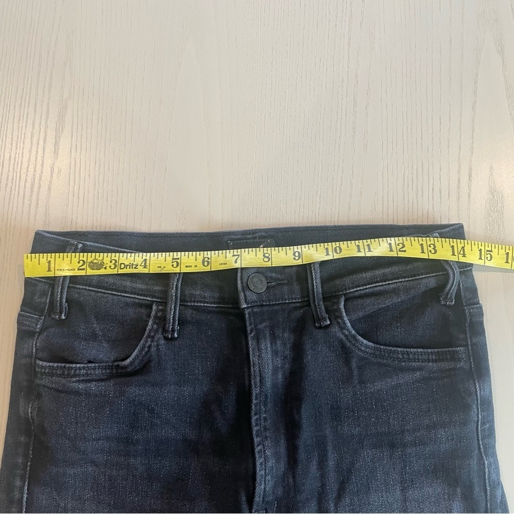 MOTHER The Hustler Ankle Fray Jeans (Encounters at Night) - 29 - Picture 6 of 13
